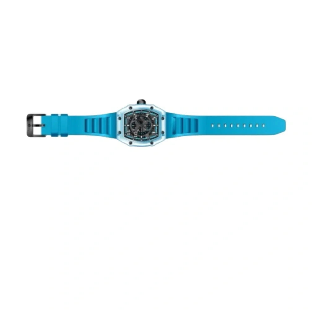 Invicta Racing 48716 Blue Quartz Watch 48.5mm Silicone Band Mens BNIB Sport