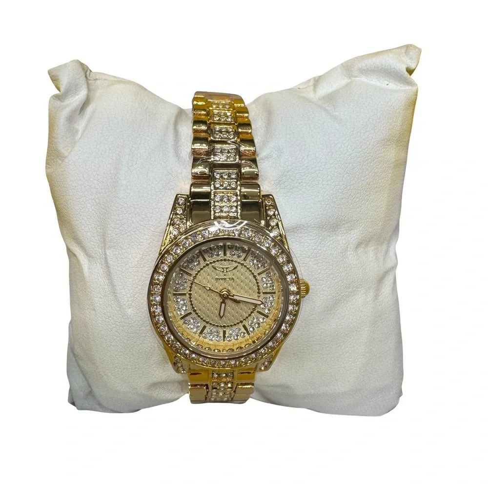 Invicta Wildflower 32mm Women’s Gold Watch Copper Dial BNWT Dress Quartz