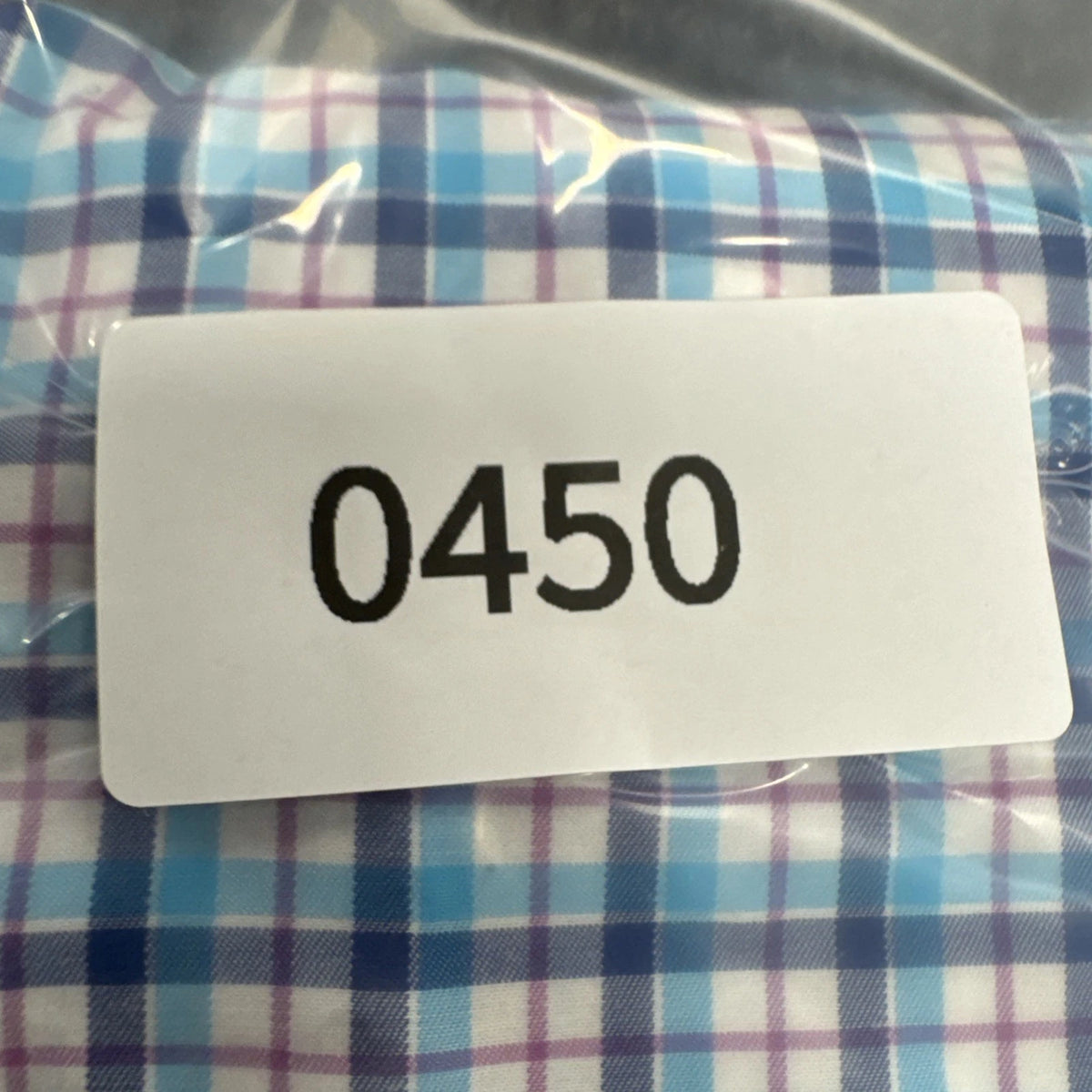 Peter Millar Plaid Button Front Shirt Men’s Medium Blue Pink Short Sleeve