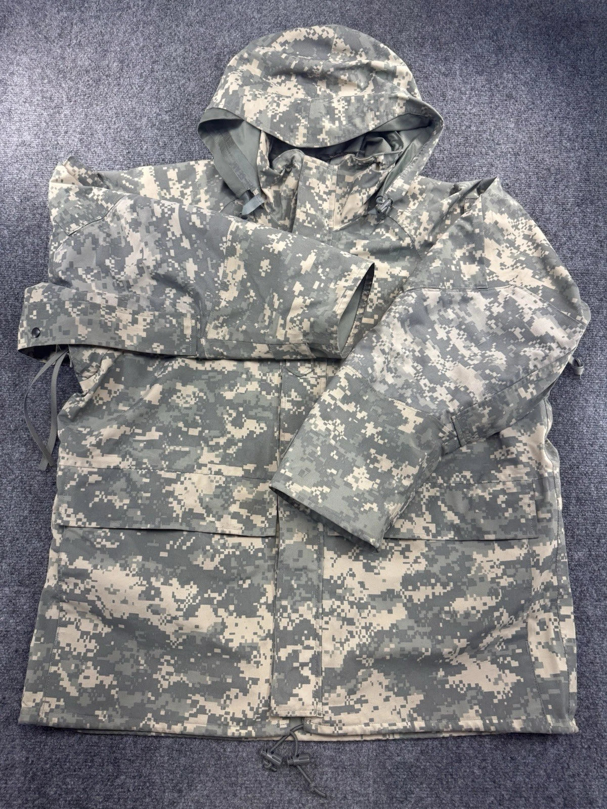 Gore Tex Military Jacket Mens XL Green Water Resistant