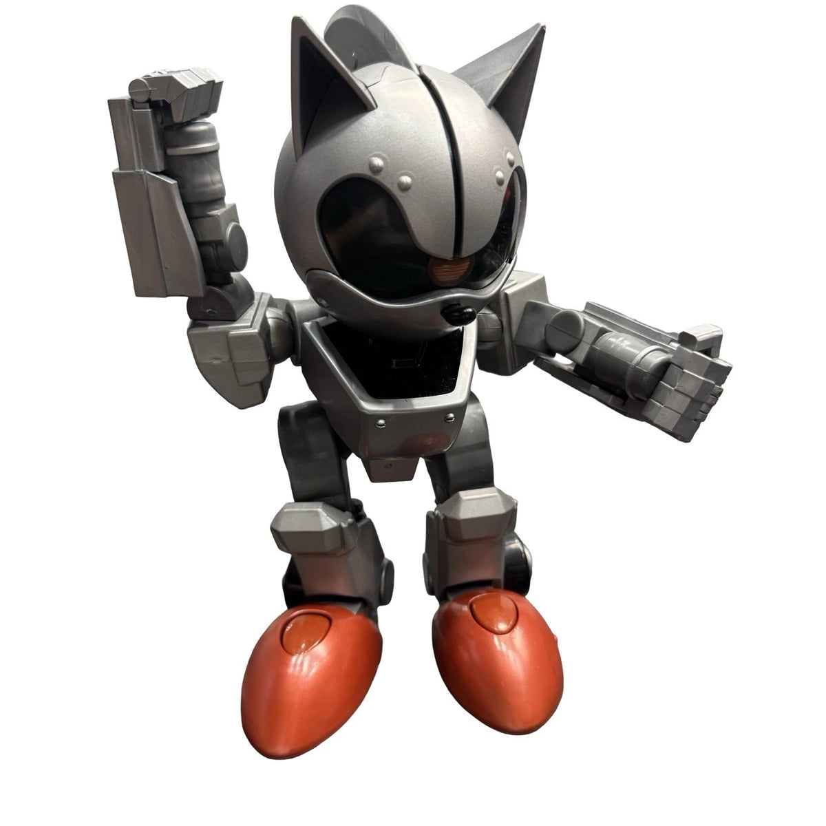 Sonic the Hedgehog Mecha Sonic 4" Figure 30th Anniversary Jakks Pacific Loose