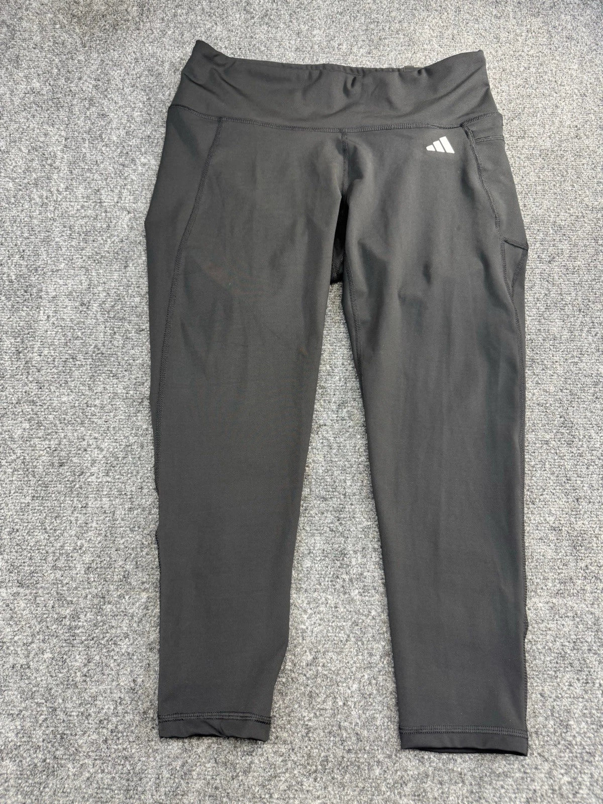 adidas Optime ST Women's 1X Black 7/8 Training Tights NWT