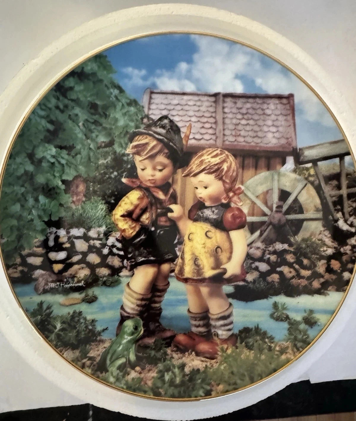 Vintage Complete Set 12 Danbury Mint Hummel Little Companions Plates COA 1990