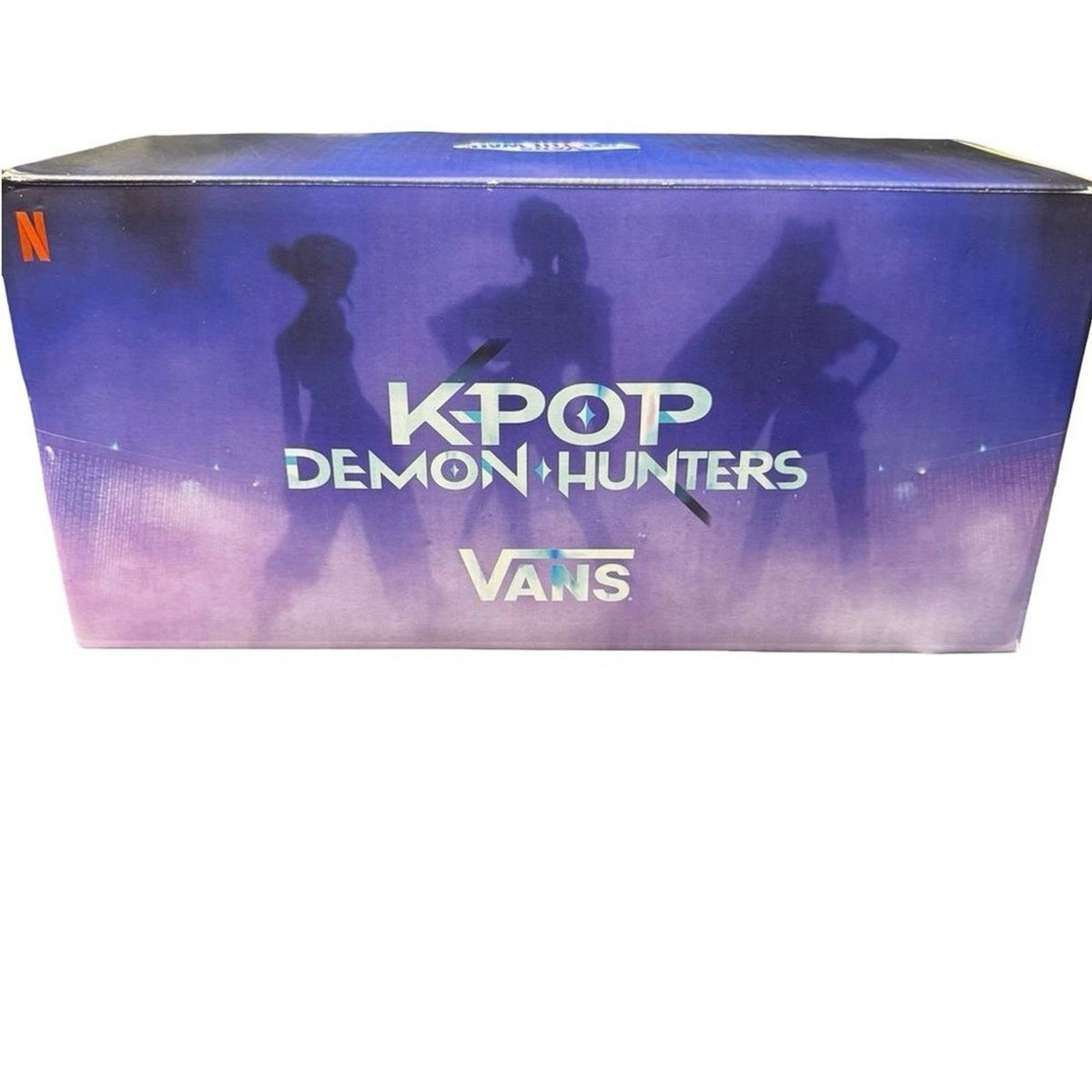 Vans KPop Demon Hunters Slip-On Kids 1 Little Kids Black Blue BNIB