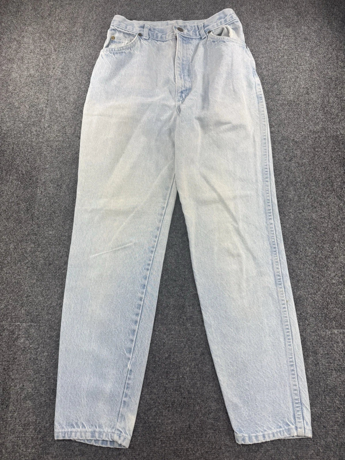 Vintage Sunset Blues Sun Bleached Jeans, Women's 10, Light Wash, Made USA - Pre-Owned