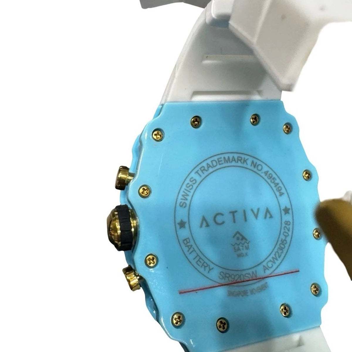 Activa Fury X Invicta Mens Watch Blue White Skeleton ACW2305-016 New