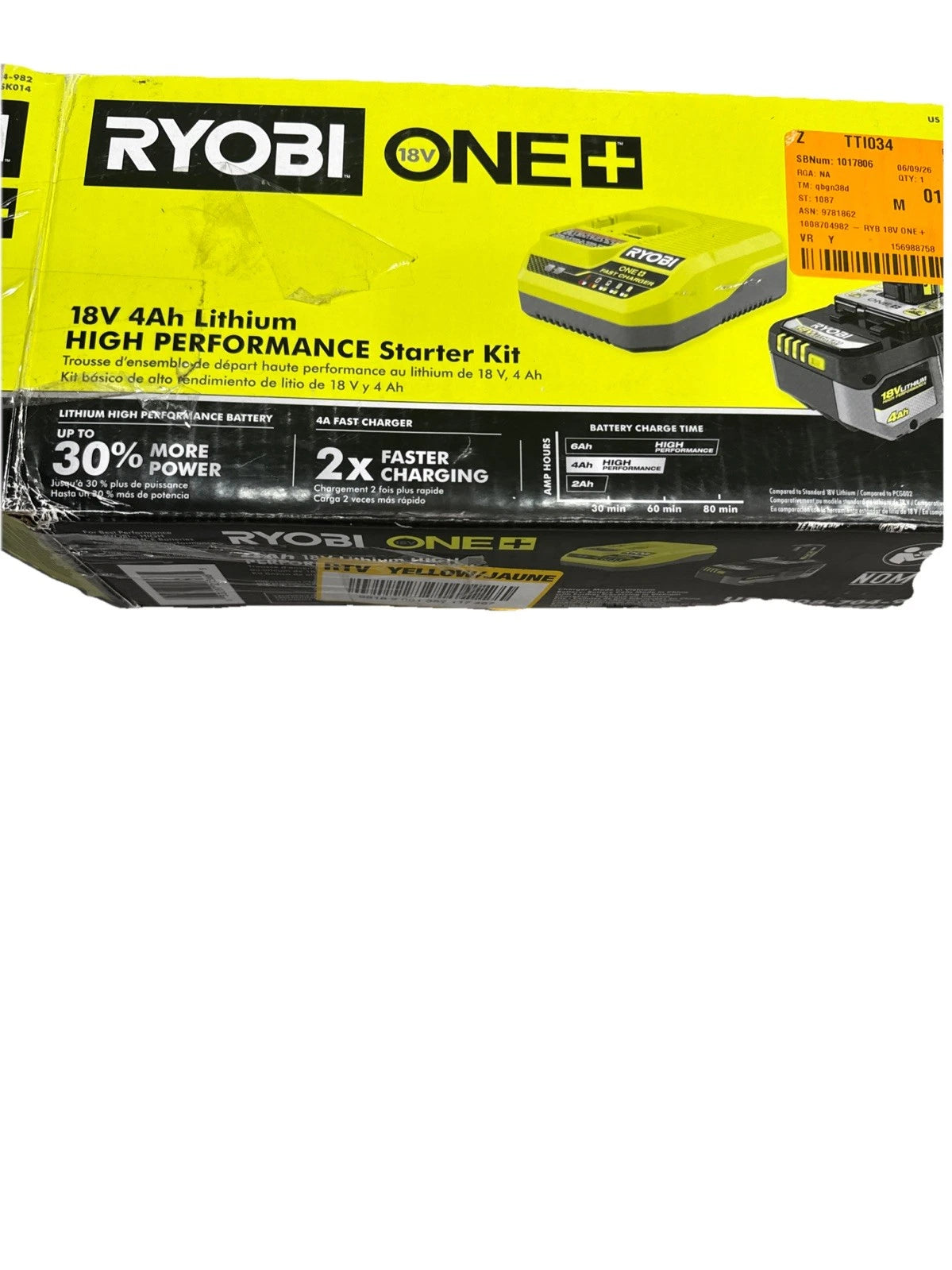 Ryobi Tool Bundle Recip Saw Orbit Sander Charger Battery Tested Working 18V