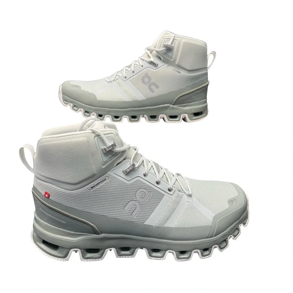 On Cloud Cloudrock Waterproof Women’s 9.5 Hiking Shoes Gray BNIB Trail Boots