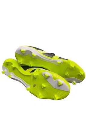 Adidas Predator League FT FG MG Cleats Mens 13 White Black Yellow BNWT New