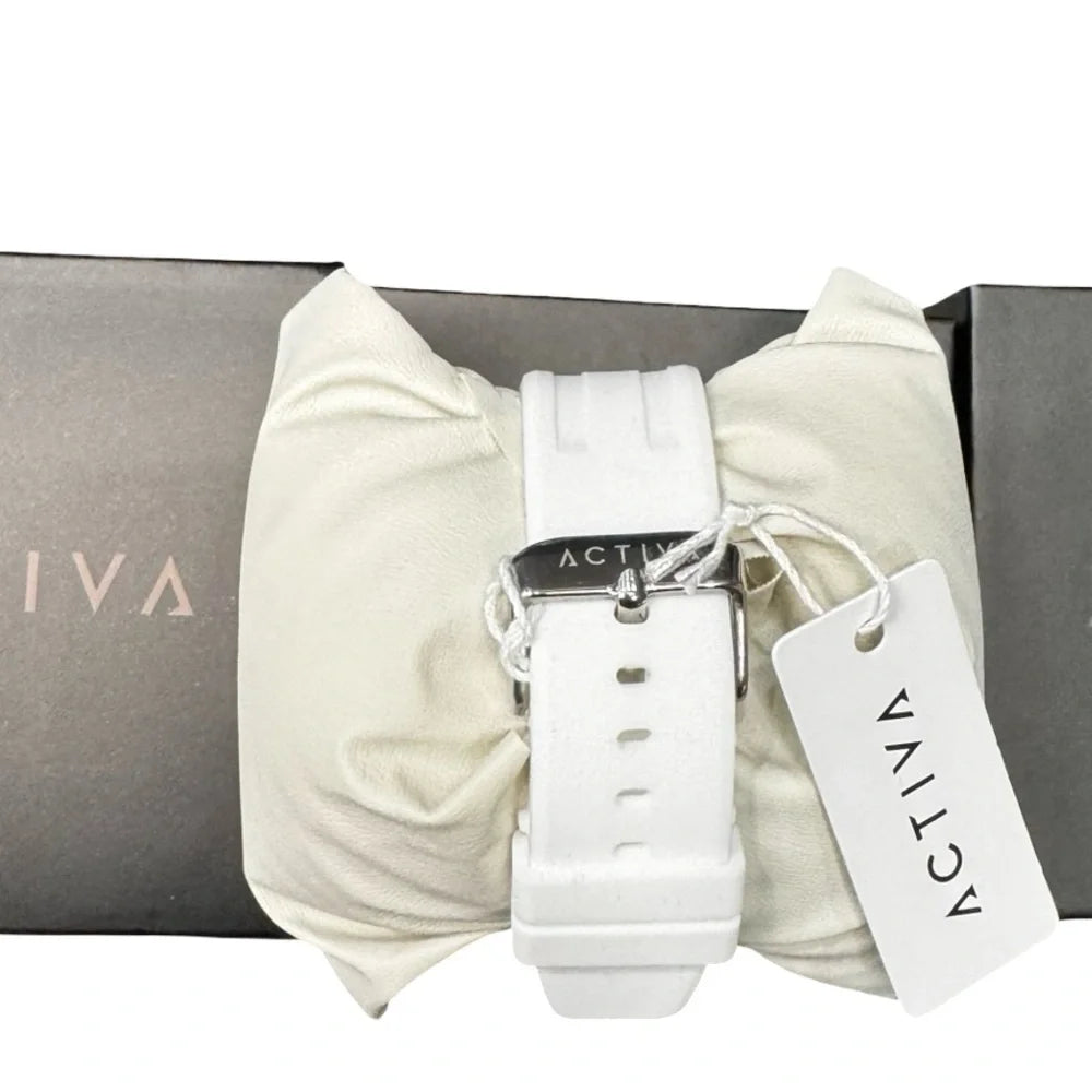 Activa x Invicta Digital Chronograph Watch 53mm White Strap BNIB Sport