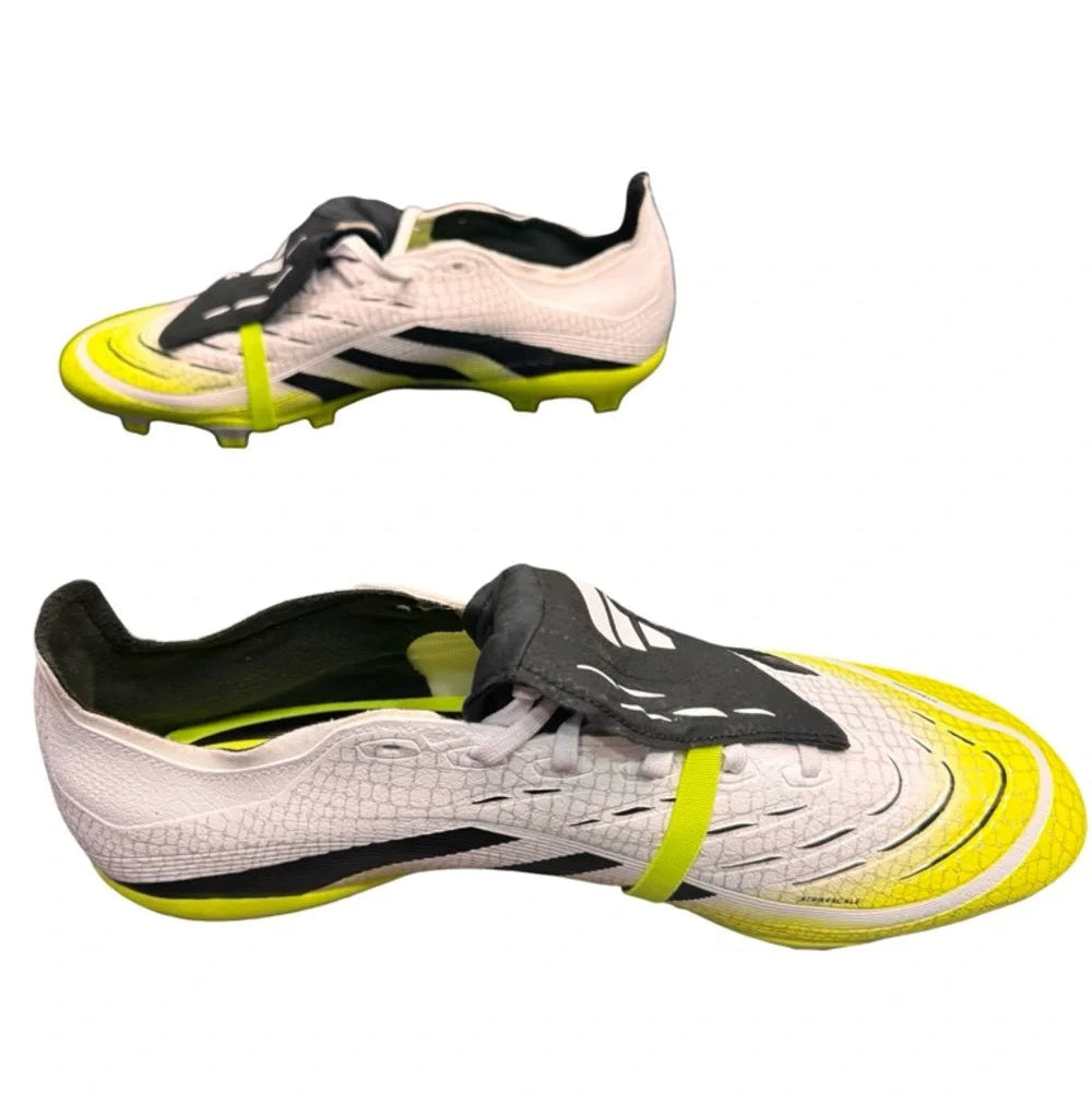 Adidas Predator League FT FG MG Cleats Mens 13 White Black Yellow BNWT New