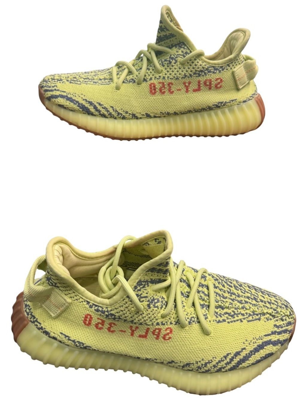 Adidas Yeezy Boost 350 V2 Semi Frozen Yellow Mens 6.5 OG Box Excellent Used Condition