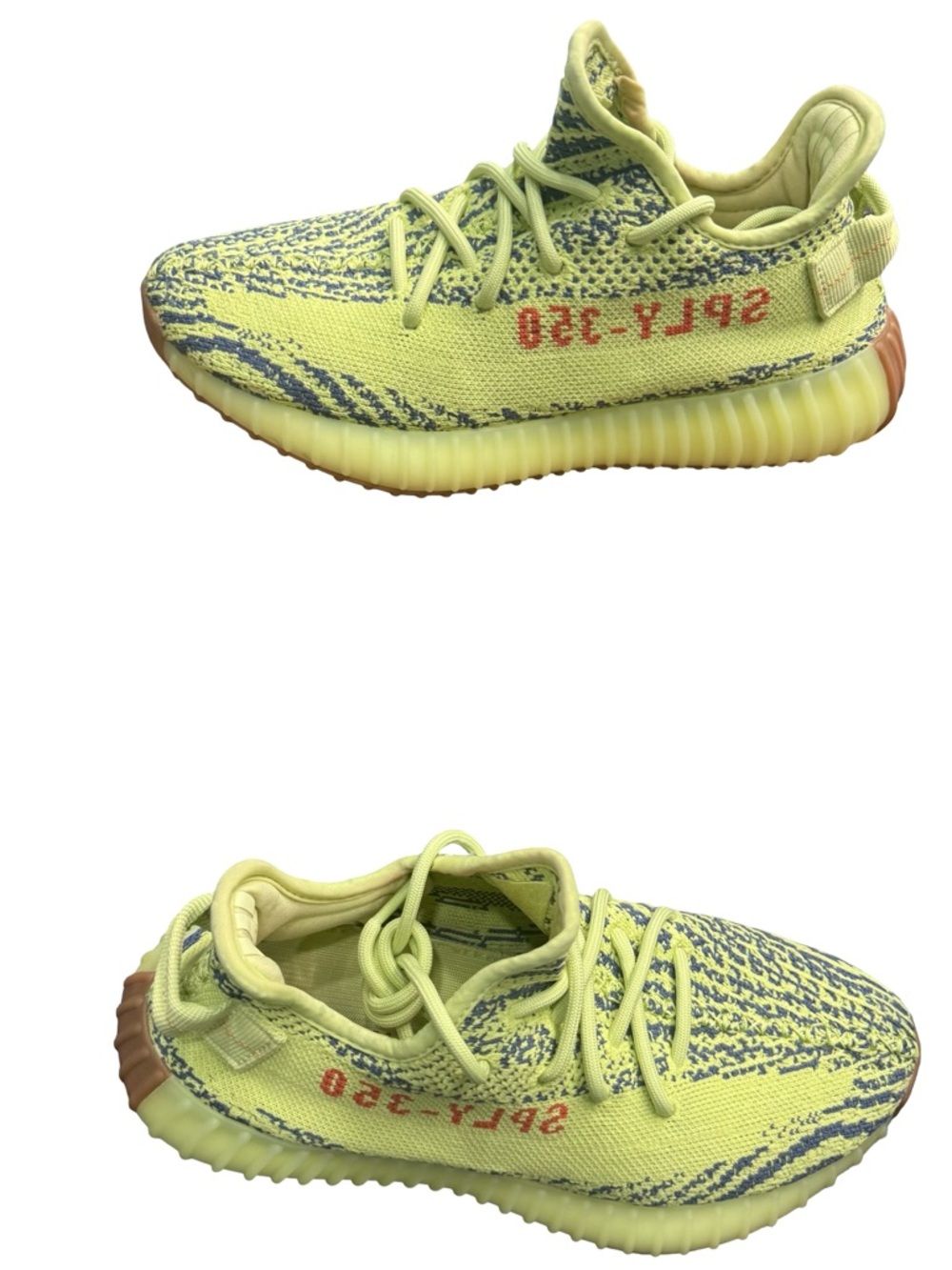 Adidas Yeezy Boost 350 V2 Semi Frozen Yellow Mens 6.5 OG Box Excellent Used Condition