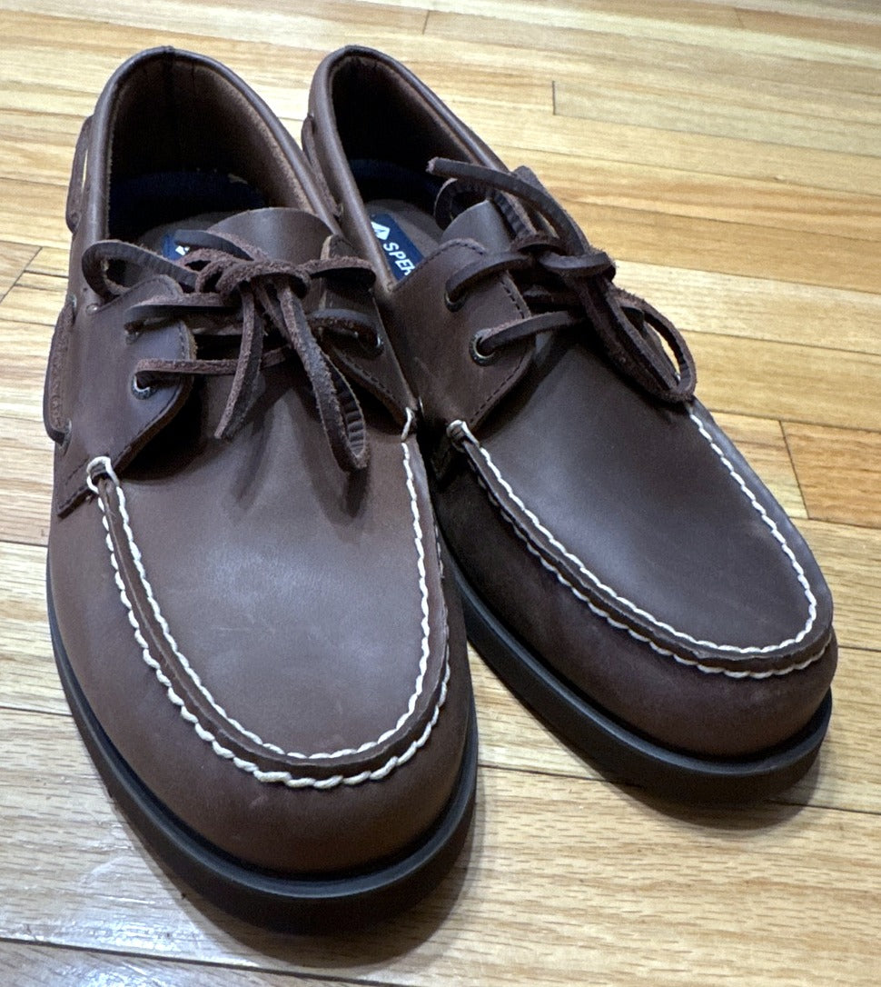 Sperry Authentic Original 2-Eye Boat Shoe Brown Leather Men's Size 11 New