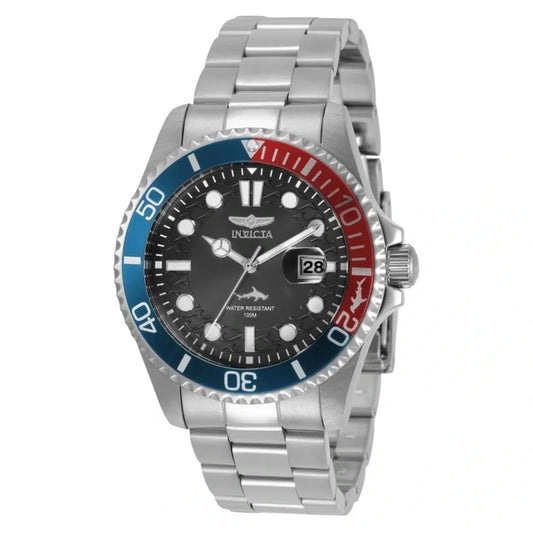 Invicta Pepsi Diver 43mm Black Dial Steel Watch Mens Quartz BNIB New Box