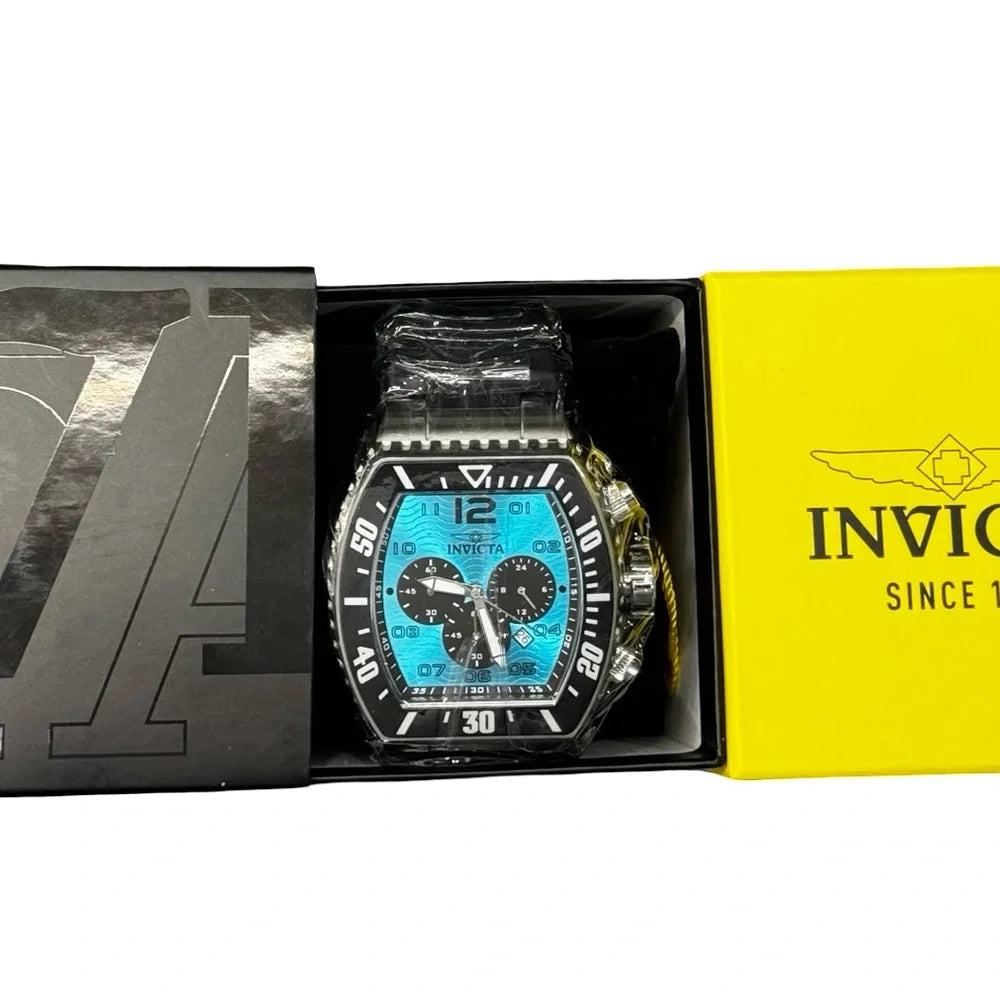 Invicta Pro Diver GMT Chronograph 51mm Turquoise Dial Men’s Watch BNWT