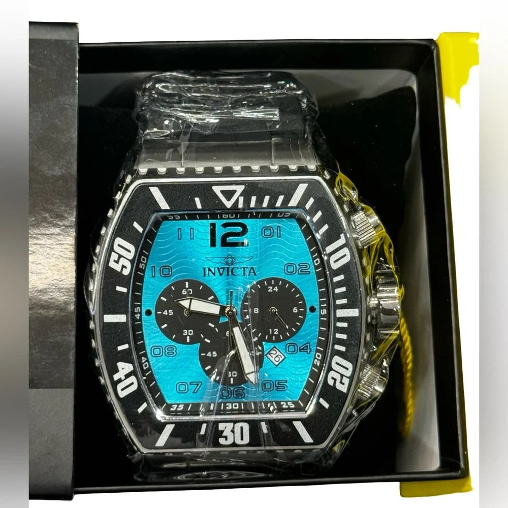 Invicta Pro Diver GMT Chronograph 51mm Turquoise Dial Men’s Watch BNWT