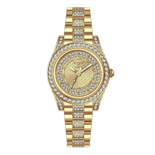 Invicta Wildflower 32mm Women’s Gold Watch Copper Dial BNWT Dress Quartz