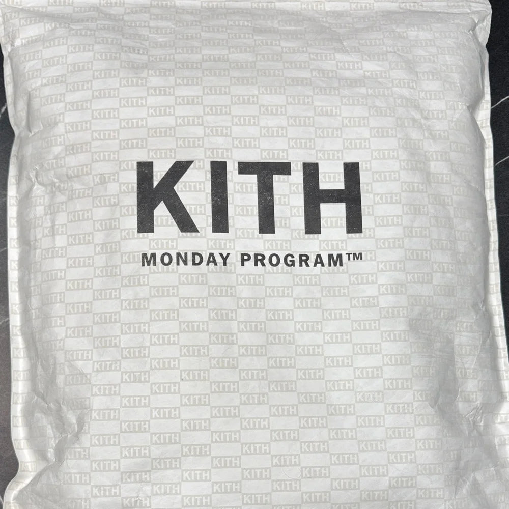 Kith Hebrew Script Box Logo Hoodie White Small BNWT Limited Drop Rare Heat