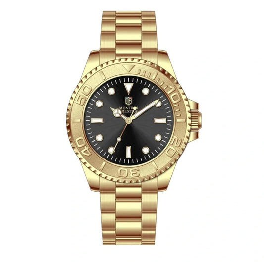 Montres Prestige x Invicta 43mm Gold Men’s Watch Quartz BNIB Dress Watch