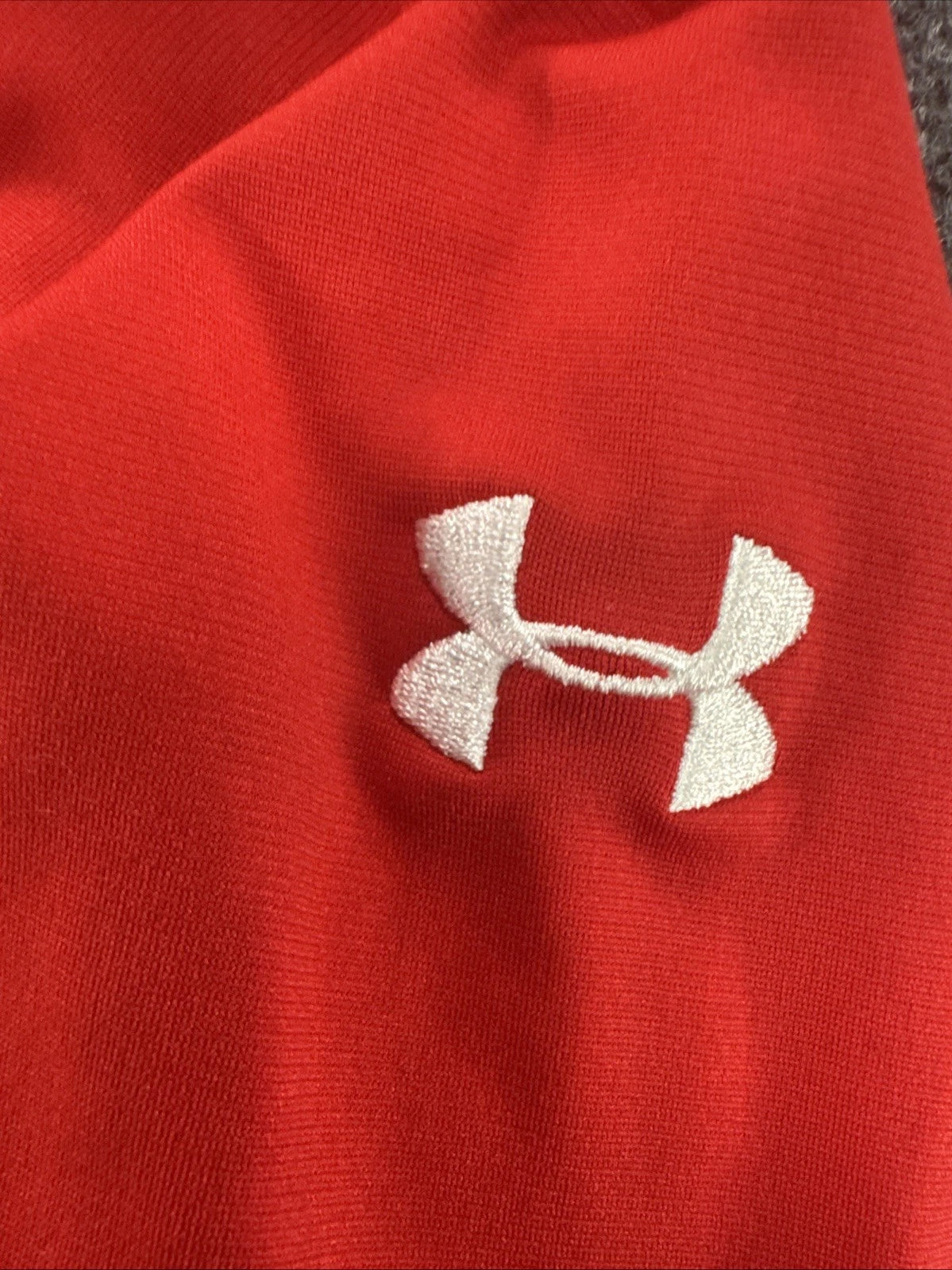 Under Armour Milwaukee Tool 1/4 Zip Pullover Men’s Medium Red Loose Fit