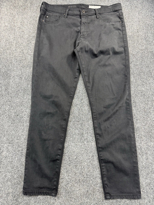 AG Adriano Goldschmied The Abbey Ankle Jeans, Black, 32R - Pre-Owned