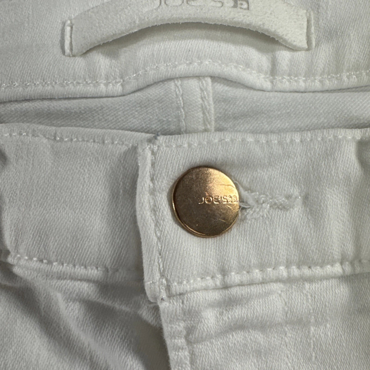Joe’s Jeans The Callie Women’s 27 White High Rise Cropped Bootcut Flaw