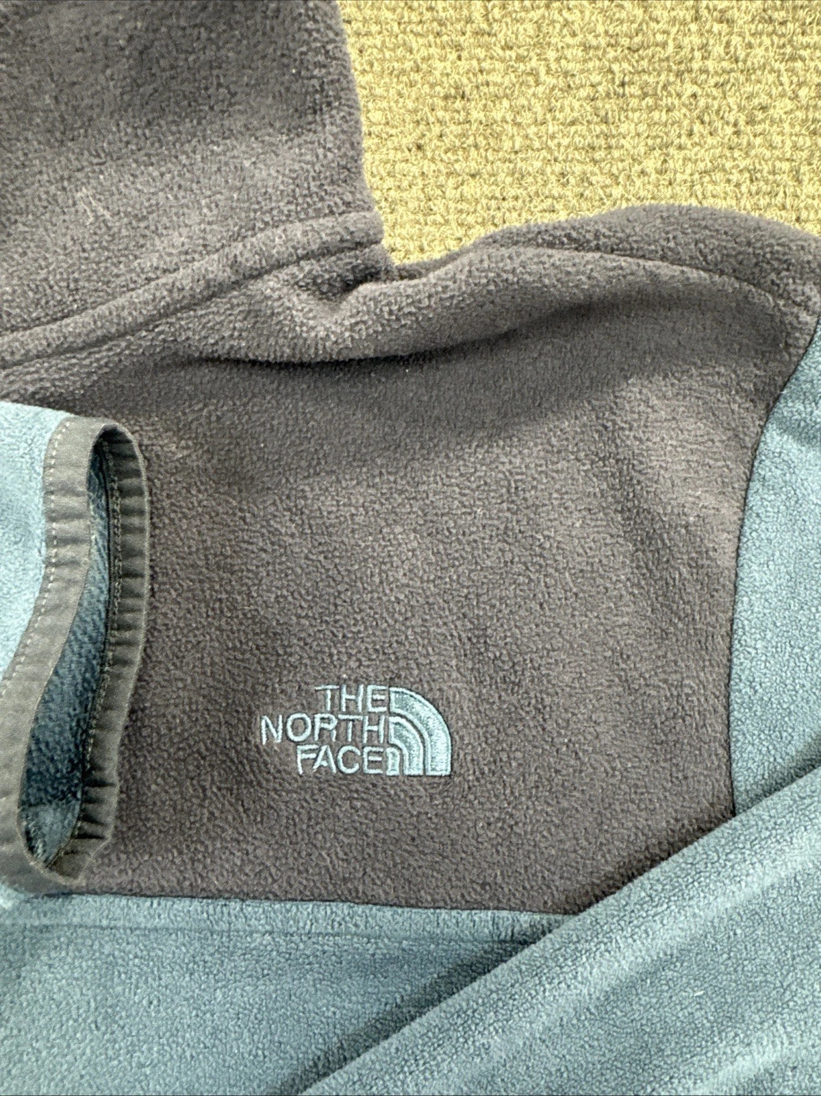 The North Face Men’s M 1/4 Zip Fleece Pullover Blue Navy Colorblock F19