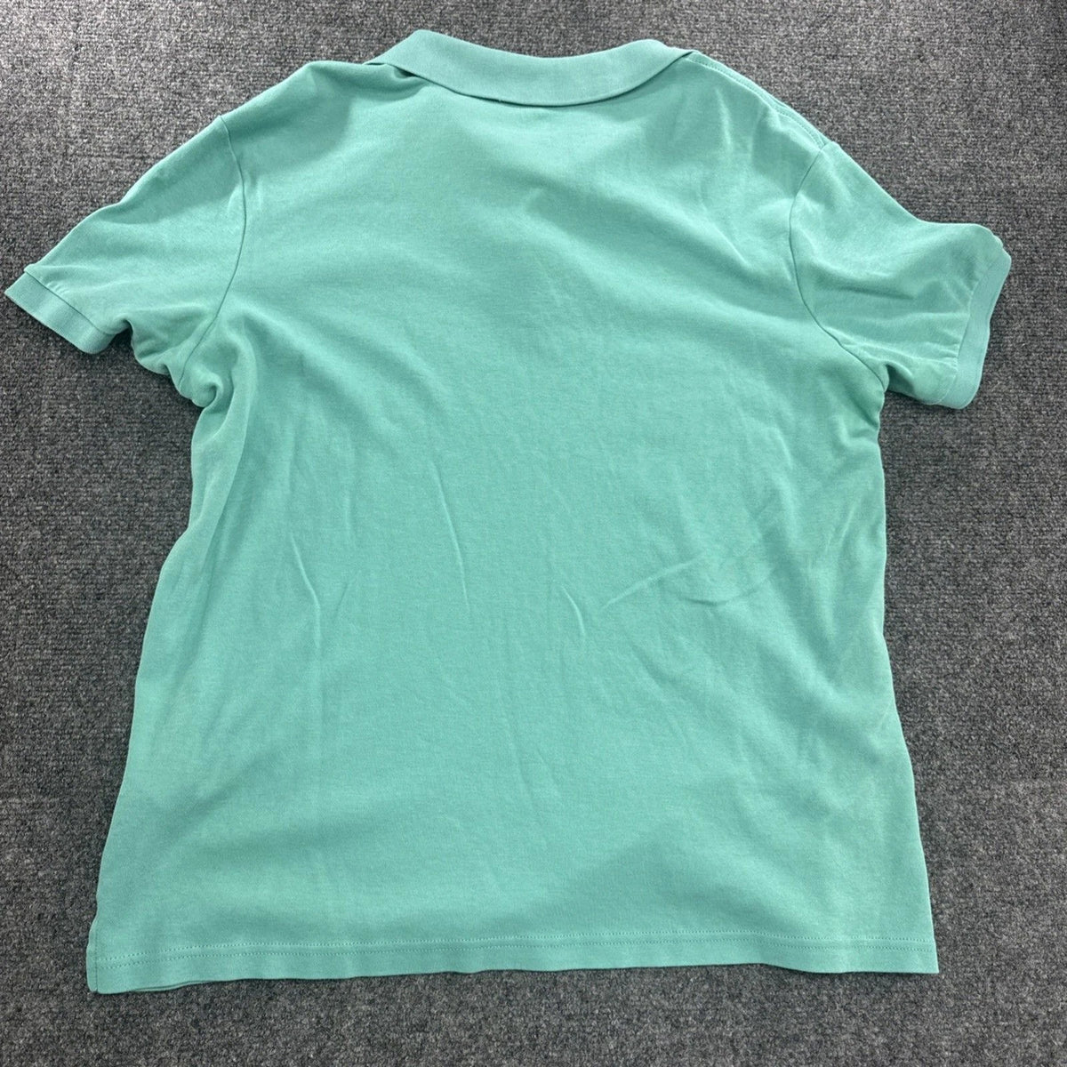 Disney Parks Mickey Mouse Embroidered Polo Shirt Turquoise Modern Fit Mens Large