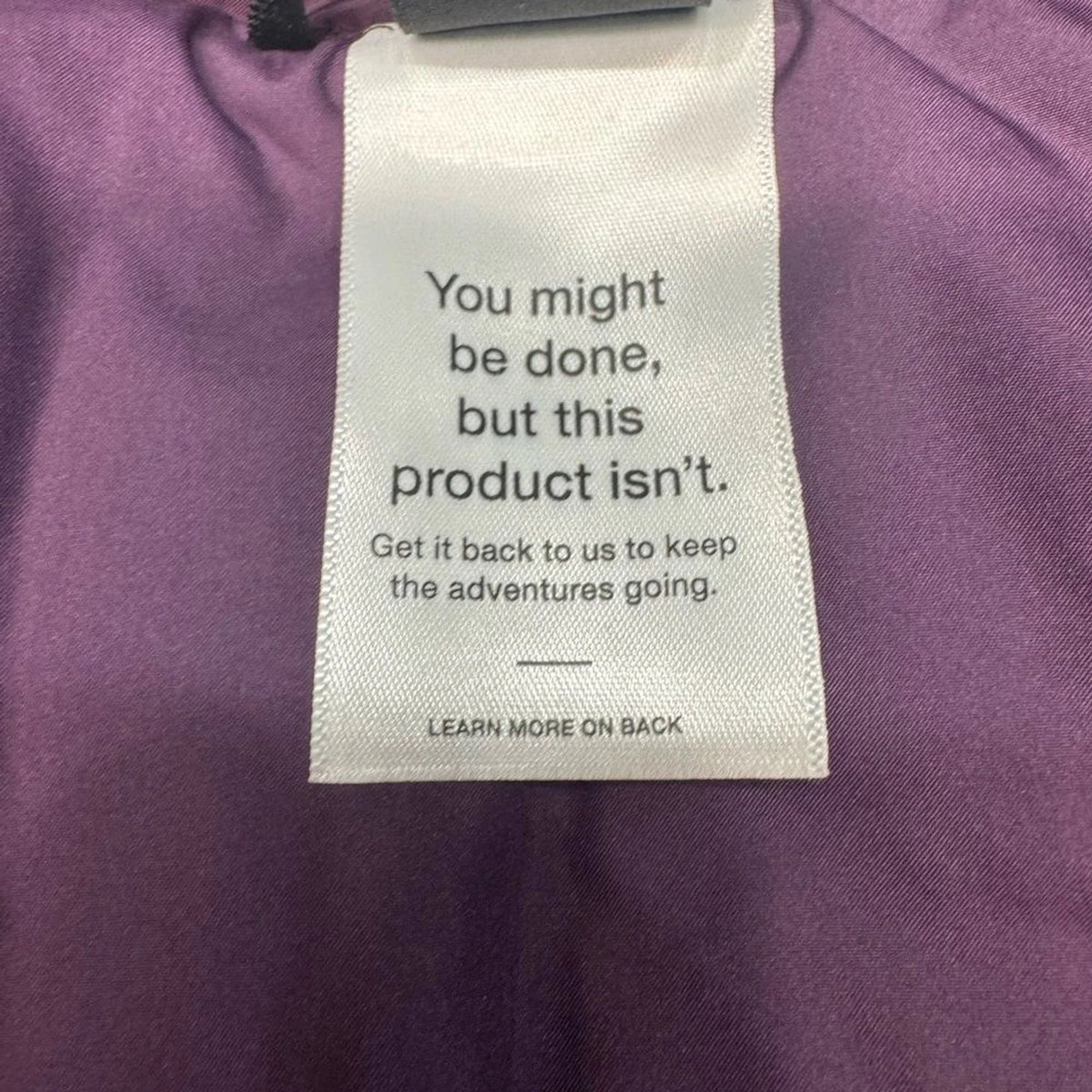 The North Face Insulated Vest Men's M Black Currant Purple Full Zip NWT