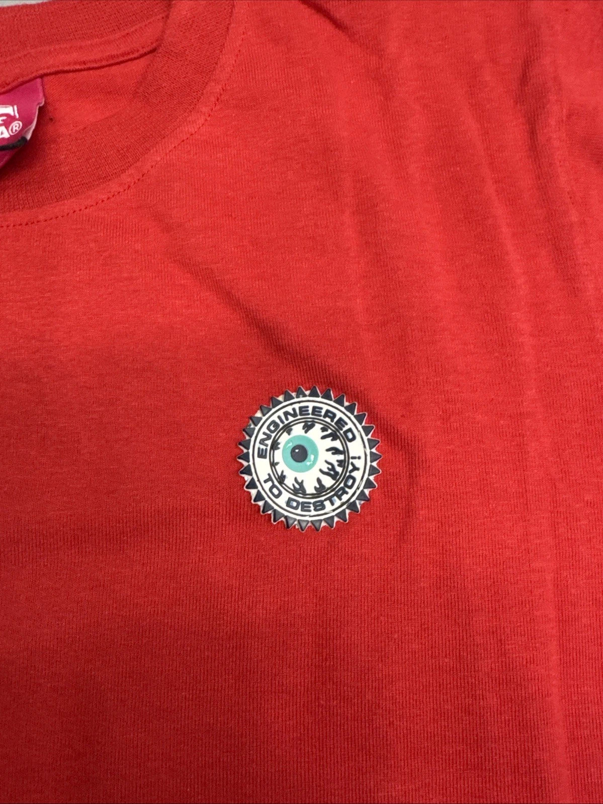Mishka Destroy Video Game Keep Watch Tee Red Small NWT Streetwear Graphic