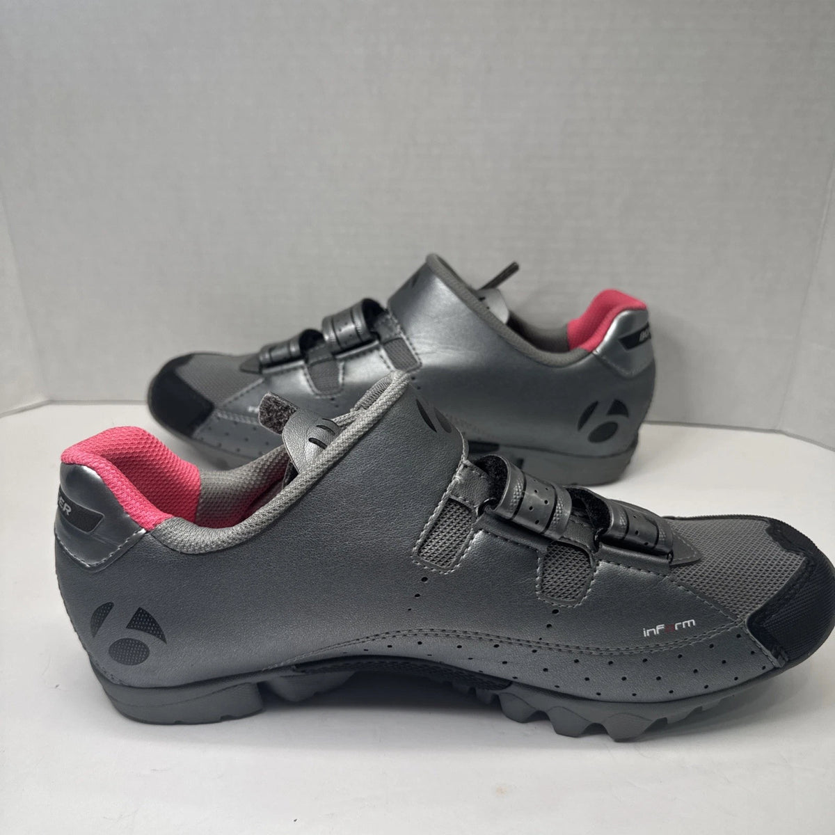 Bontrager Evoke DLX WSD Women’s MTB Cycling Shoes US 10.5 EU 42 Gray Pink