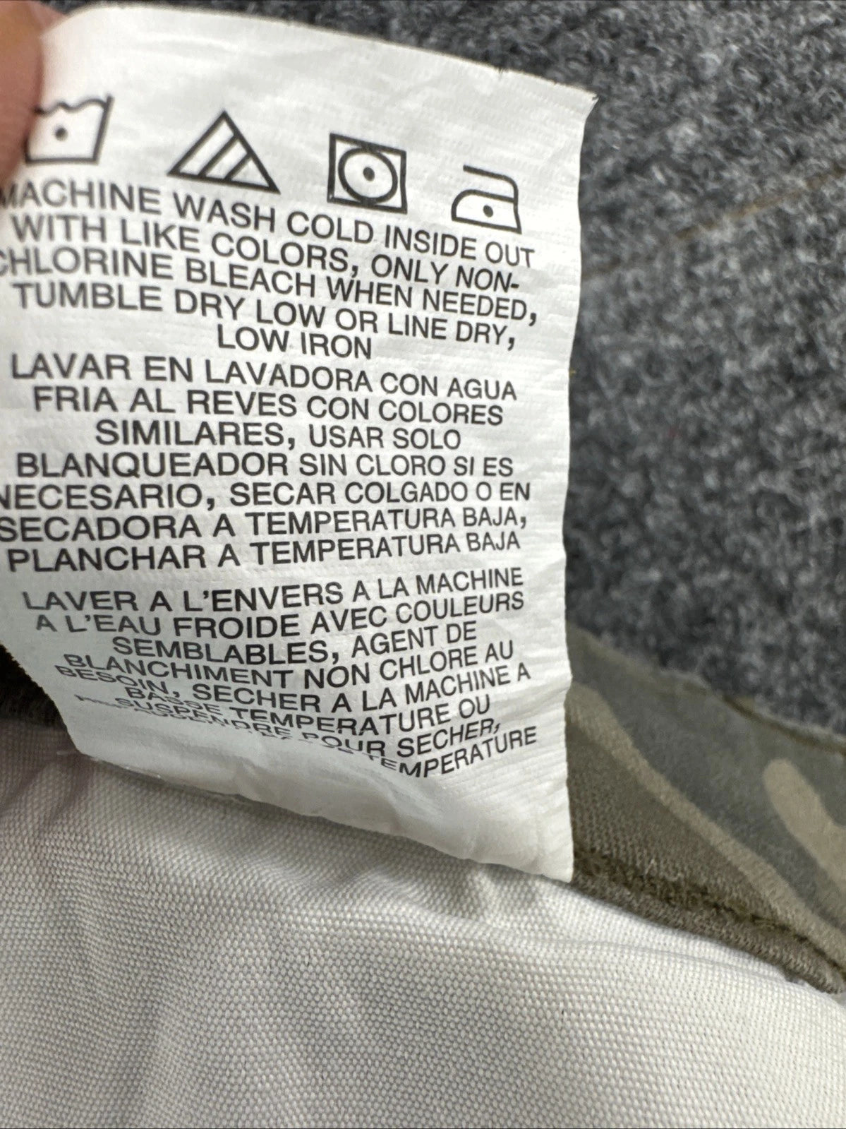 Wrangler Regular Taper Cargo Pants Men’s 30x30 Camo Stretch Utility Workwear
