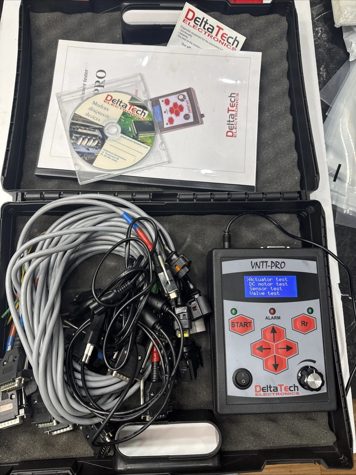 DeltaTech VNTT-PRO V4 USB Turbocharger Actuator Tester Complete Kit Tested