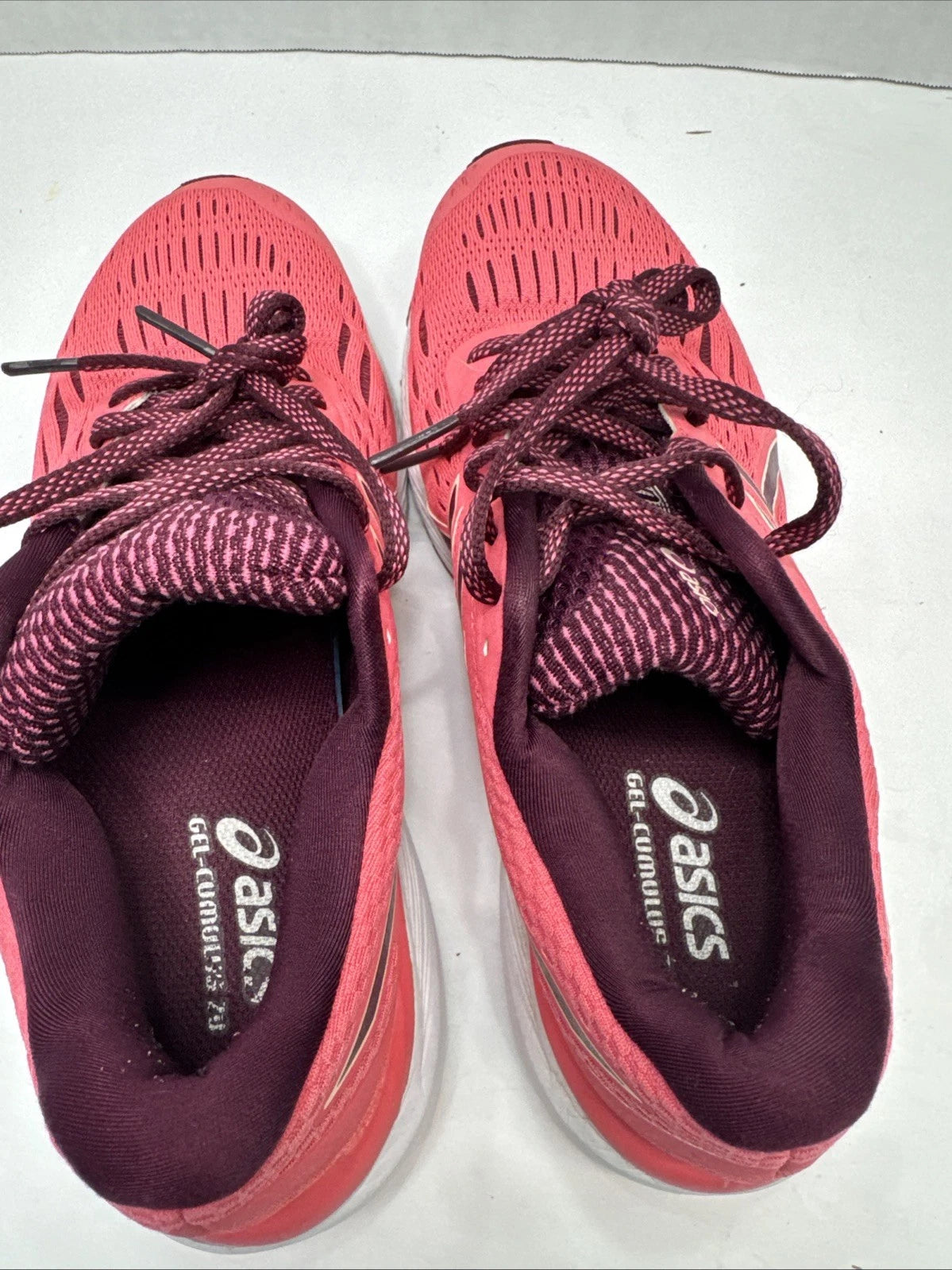 ASICS Gel-Cumulus 20 Women’s 8 Pink Burgundy Running Shoes 1012A008