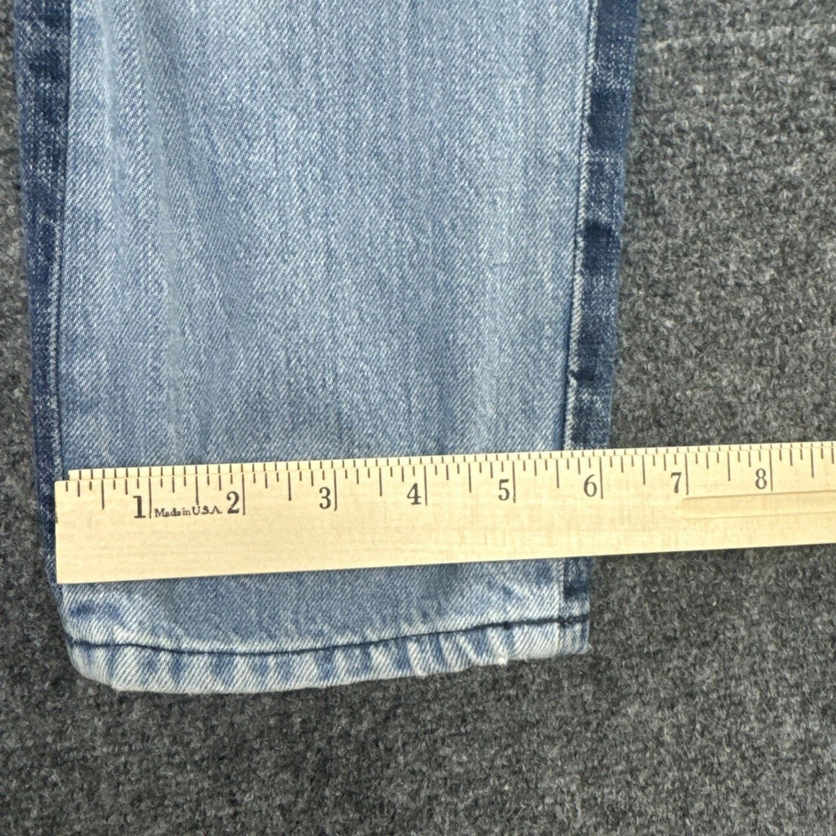 Levis Made Crafted Womens Two Tone Side Stripe Straight Leg Jeans 26 Cotton Blue