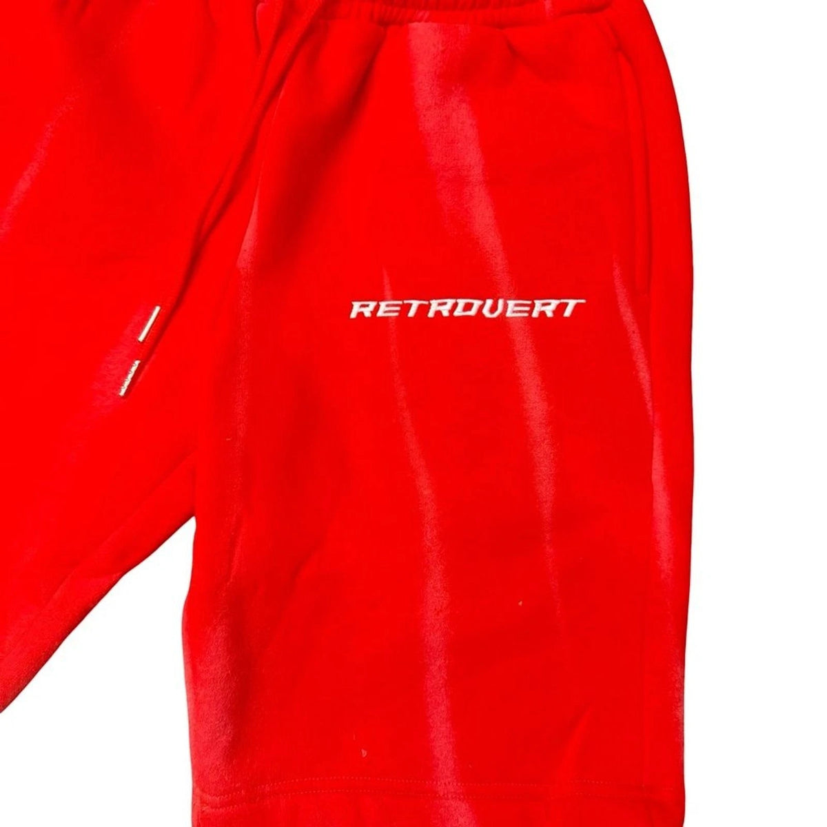 Retrovert Athletic Shorts Men's XS BNWOT Red Drawstring Streetwear Running Gym