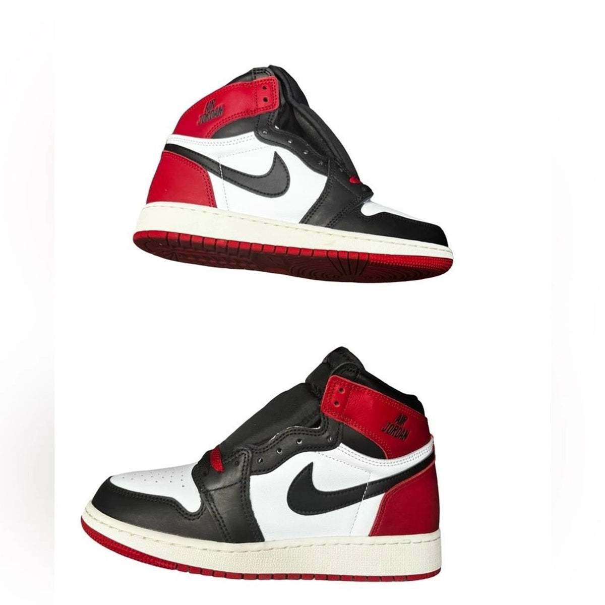 Air Jordan 1 High OG Black Toe Reimagined GS 5.5Y Womens 7 FD1437-106 No Box
