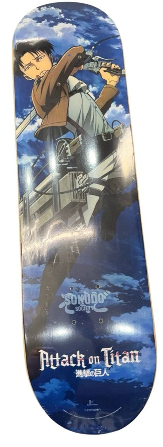 Attack on Titan Levi Anime Expo 2022 Exclusive Skateboard Deck Collector Board