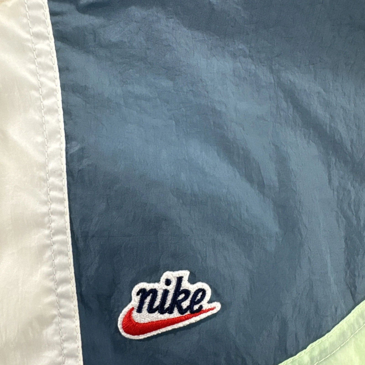 Nike Windrunner+ Jacket Mens S White Green Reflective CZ0781-133