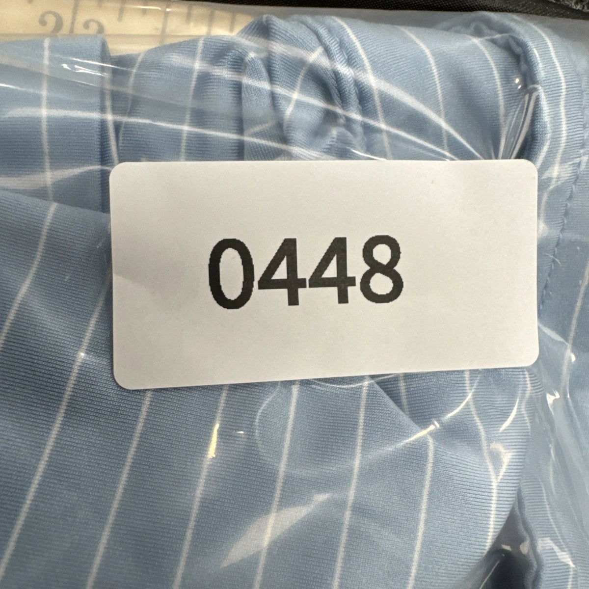 RLX Ralph Lauren Golf Polo Shirt XL Blue Striped Performance Stretch