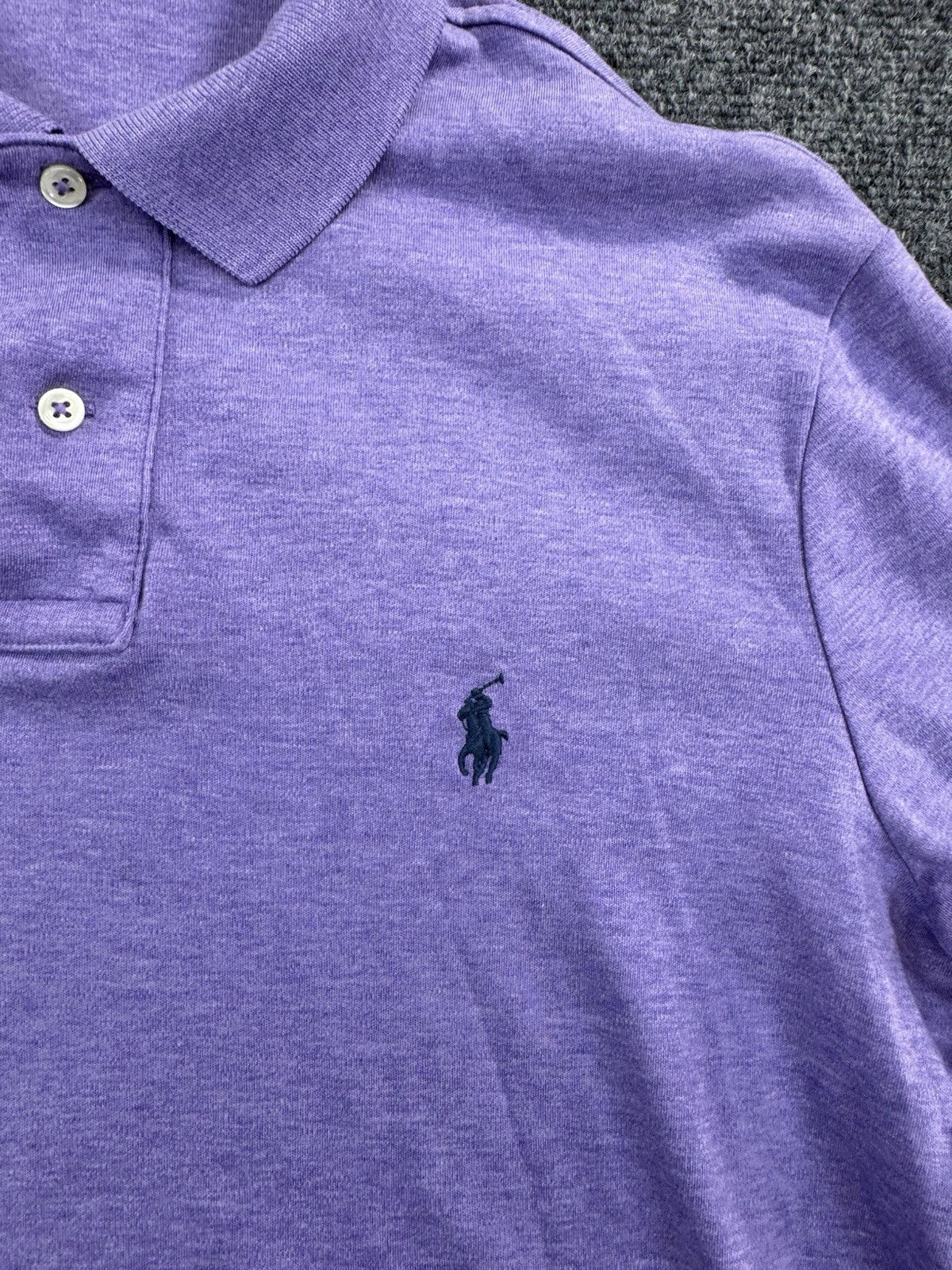 Polo Ralph Lauren Men's Purple Golf Polo Shirt Solid Size M Pre-Owned