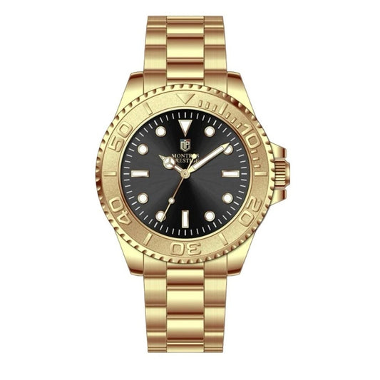 Montres Prestige x Invicta Men’s Gold 43mm Quartz Dress Watch BNIB
