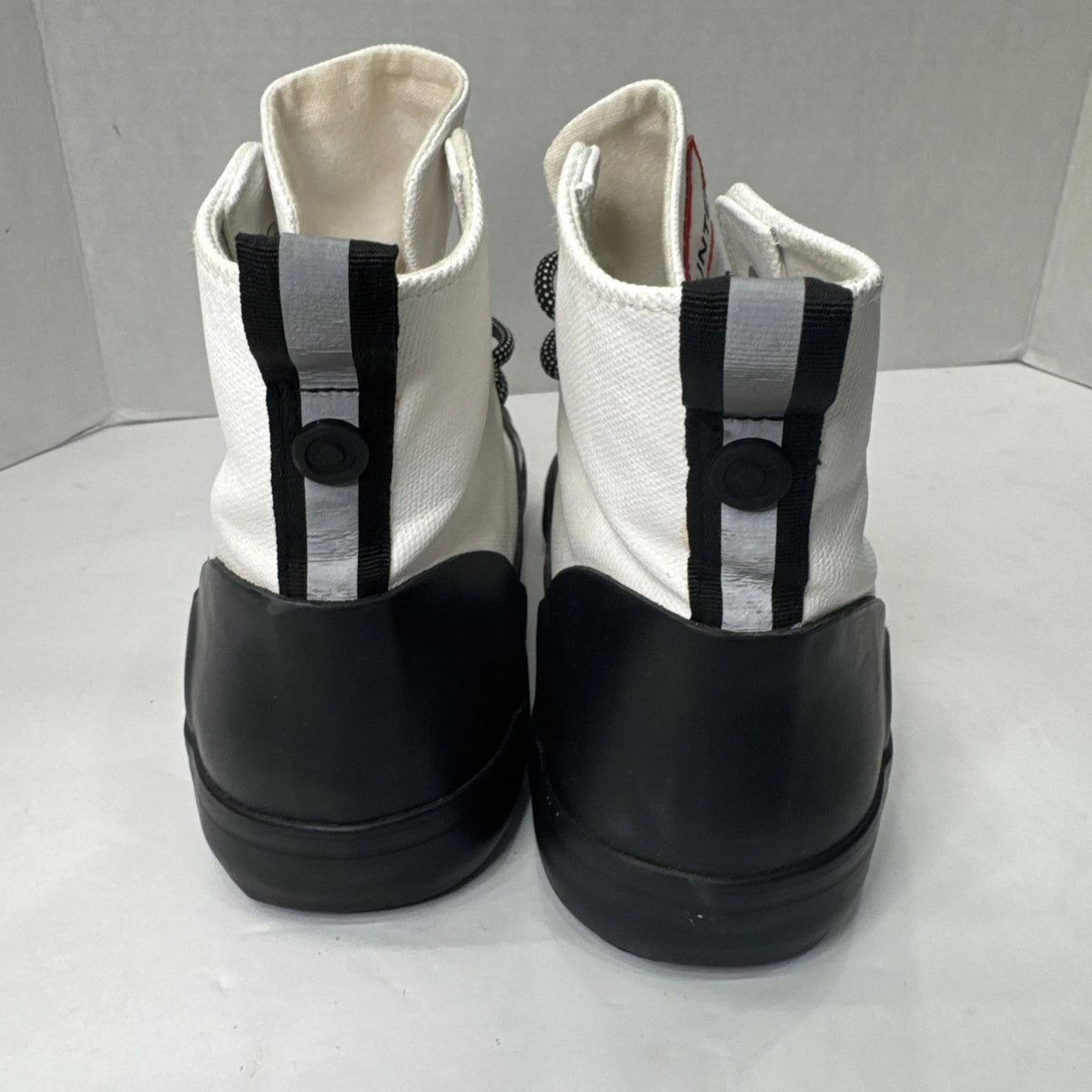 Hunter for Target Dipped Canvas High Top Sneakers M5.5 W7.5 White Black New