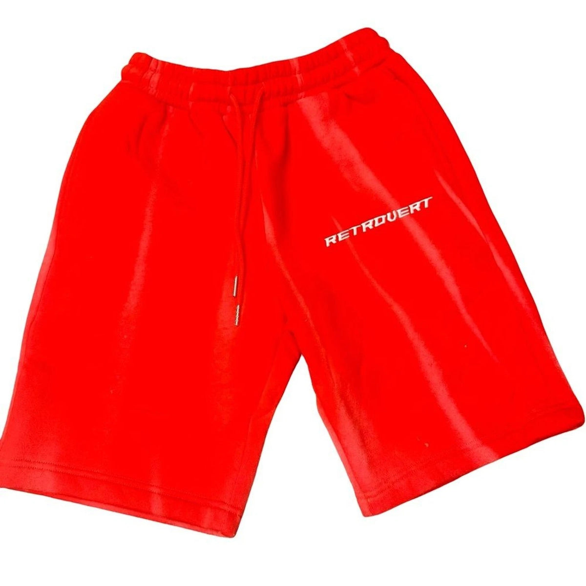 Retrovert Athletic Shorts Men's XS BNWOT Red Drawstring Streetwear Running Gym