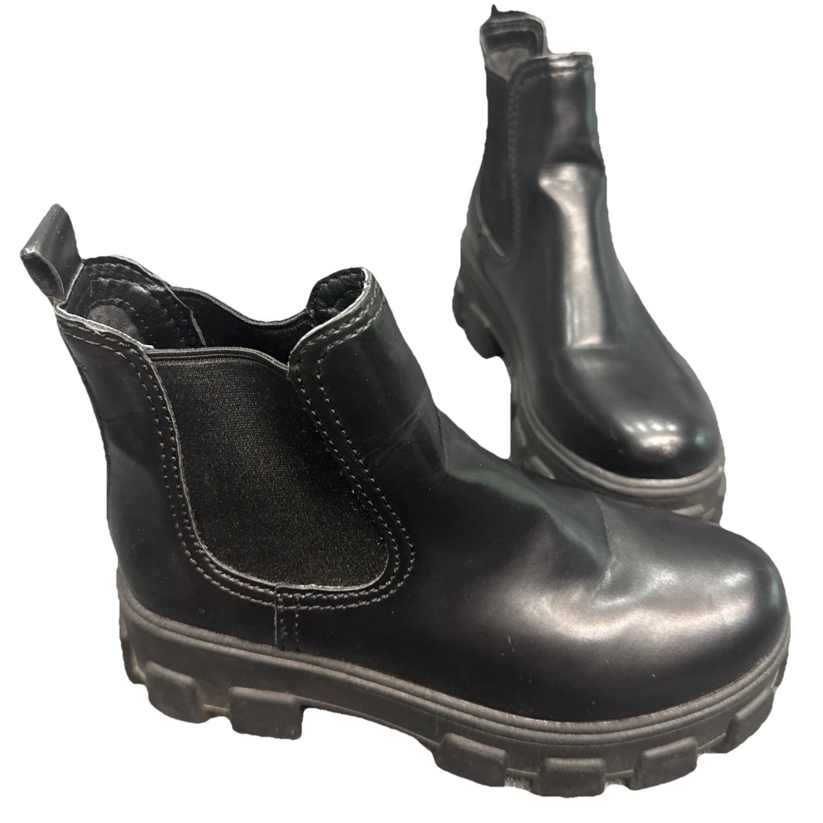 Circus NY Sam Edelman Darielle Chelsea Boots Women's 6.5 Black Platform