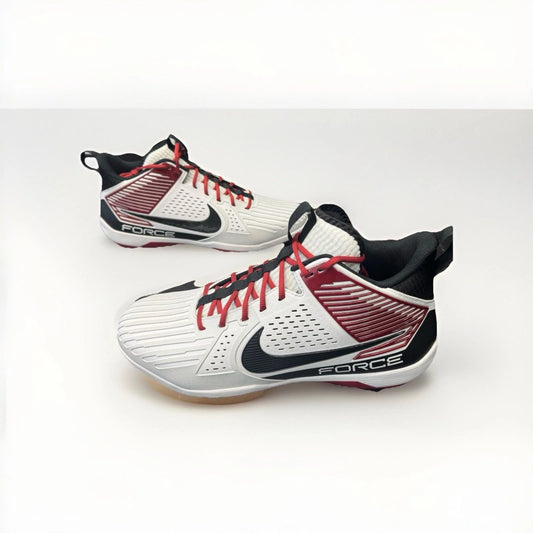 Nike Force Savage Pro 3 Football Cleats White Red Black Men's 16 New