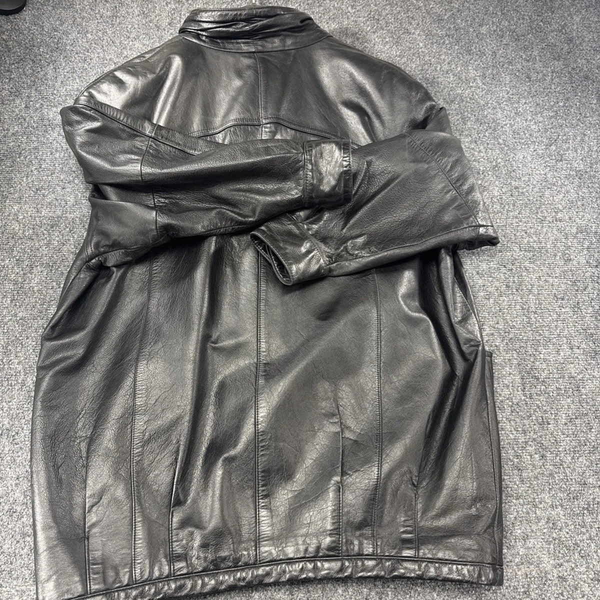 Vintage Pelle New York Milano Leather Jacket Women’s M Black Genuine Leather 90s