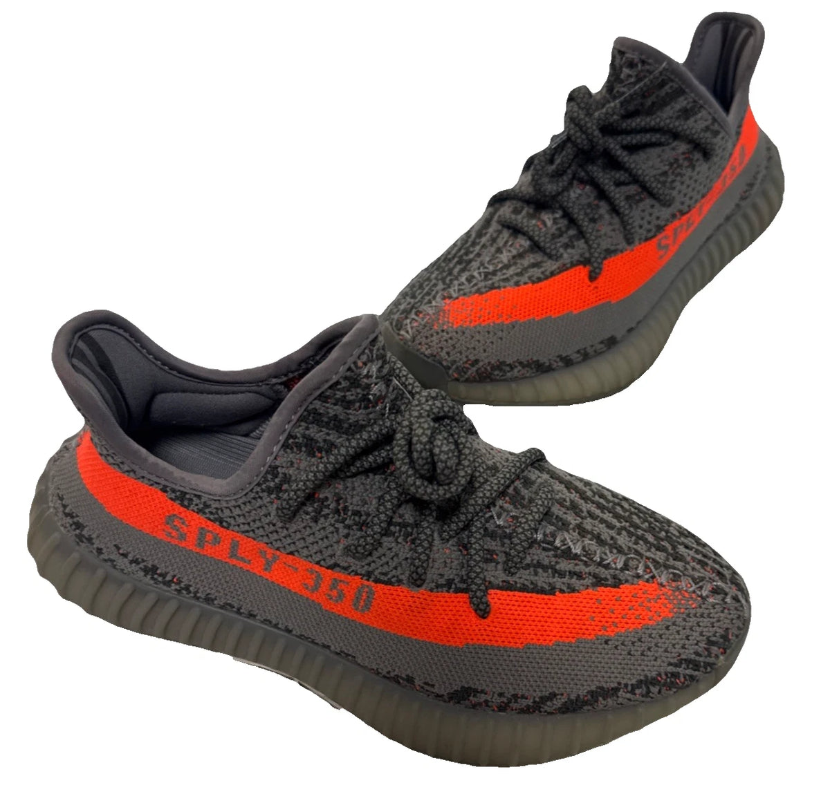 adidas Yeezy Boost 350 V2 Beluga Reflective GW1229 Men’s 5 Gray Red EUC No Box