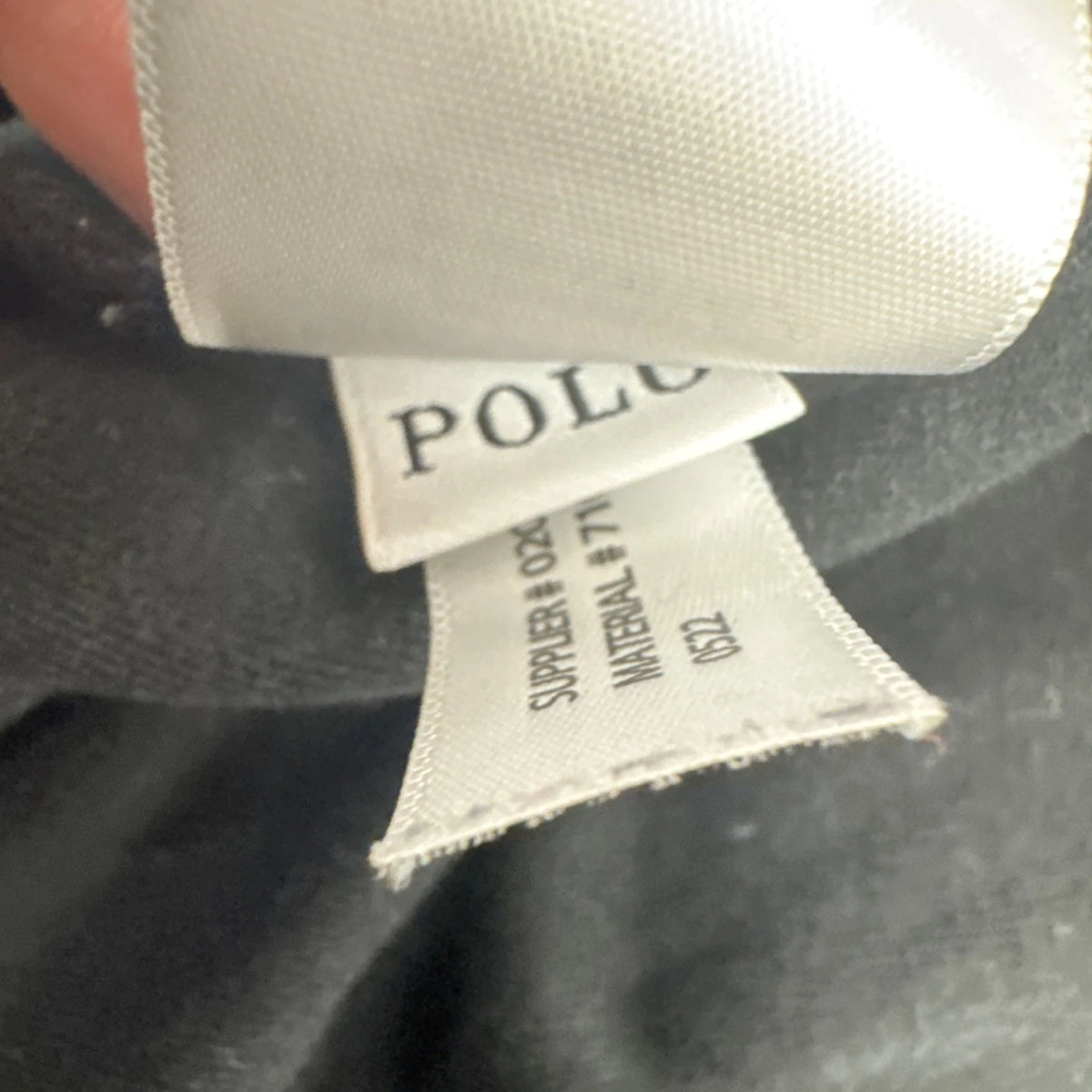 Polo Ralph Lauren Mens XL Quarter Zip Pullover Black Gray Pony Logo